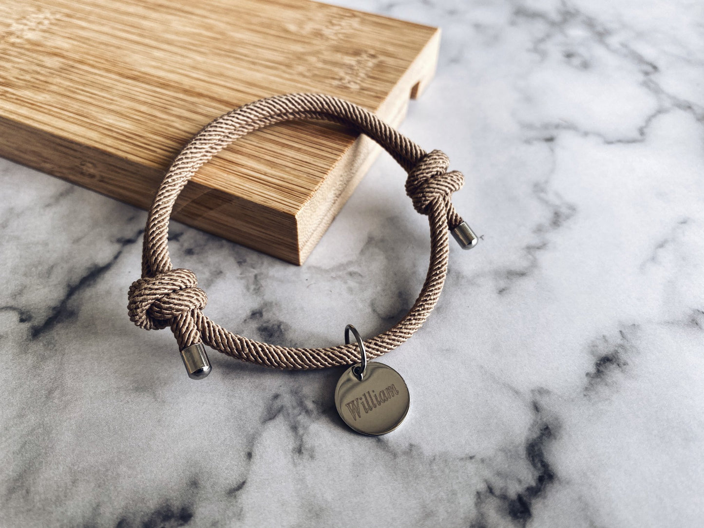 Custom Name Cord Bracelet | Meaningful Gift for Friends & Couples