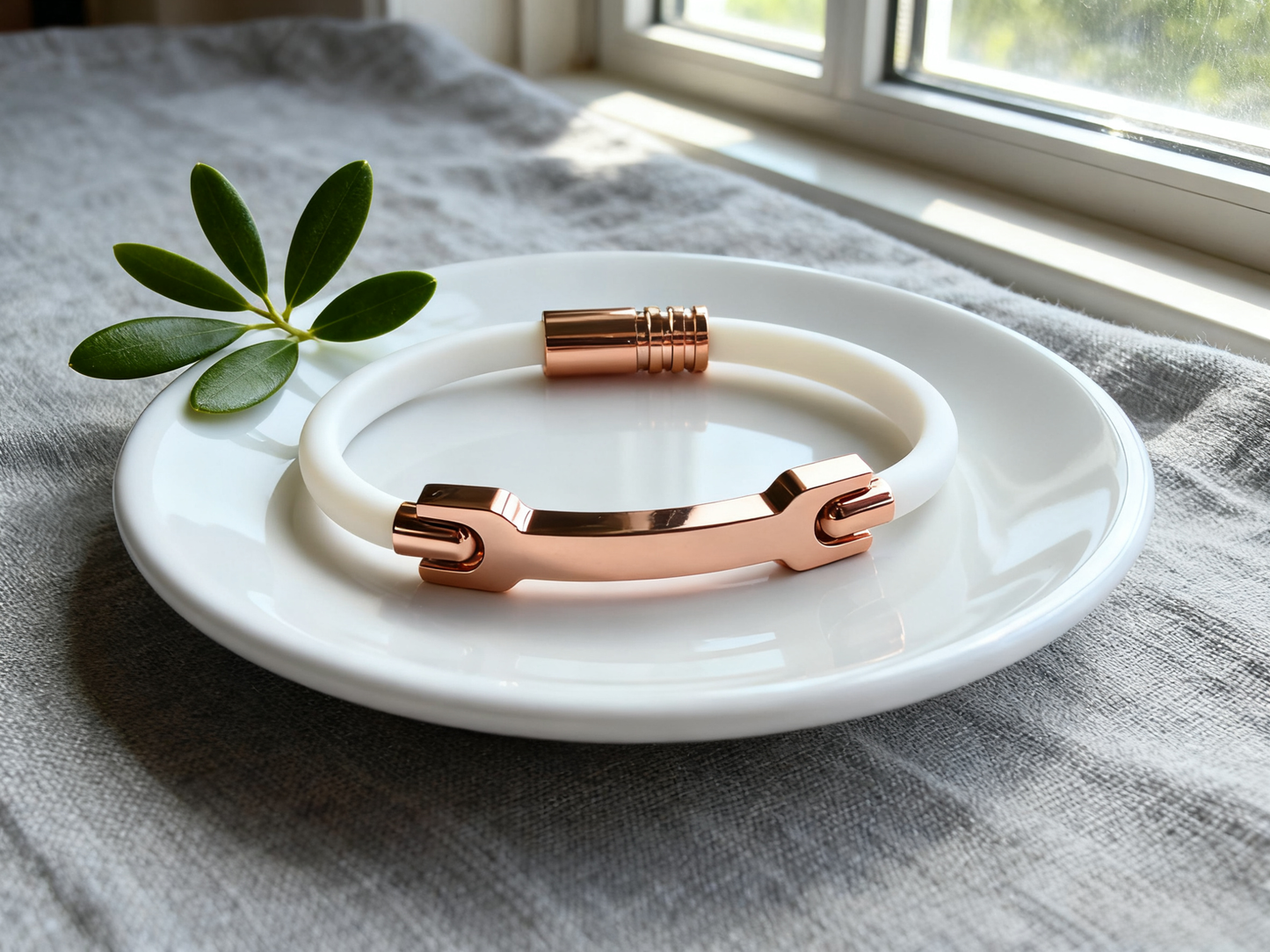 The Perfect Gift for Him, Her & Everyone | RS Anti-Static Bracelet | Fashion Meets Function in a Unisex Design - WhiteRose