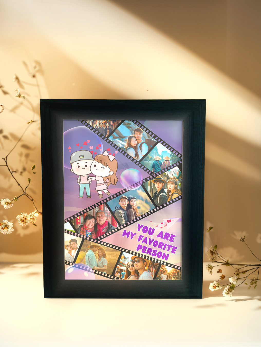 You are my Favorite Person Photo Light Frame