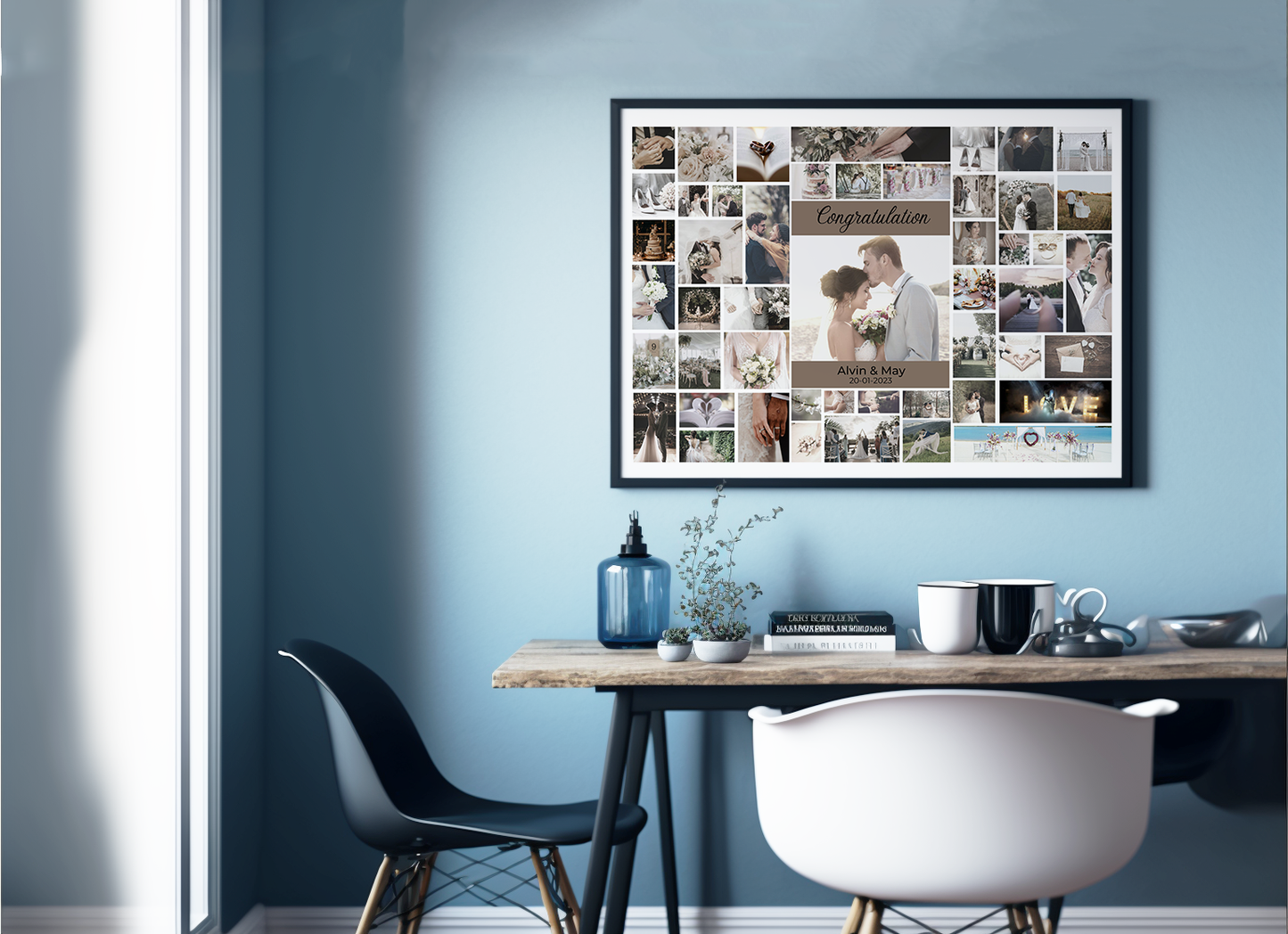 Custom Landscape Multi Photo Design Frame | A Memory Within Memories