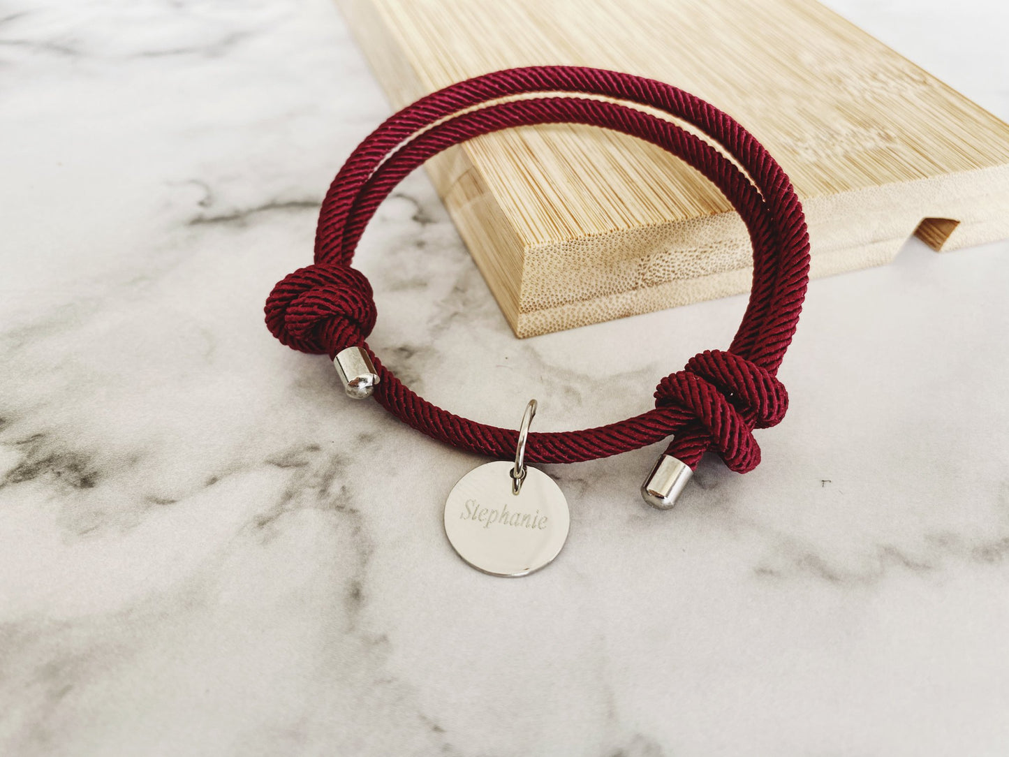 Custom Name Cord Bracelet | Meaningful Gift for Friends & Couples