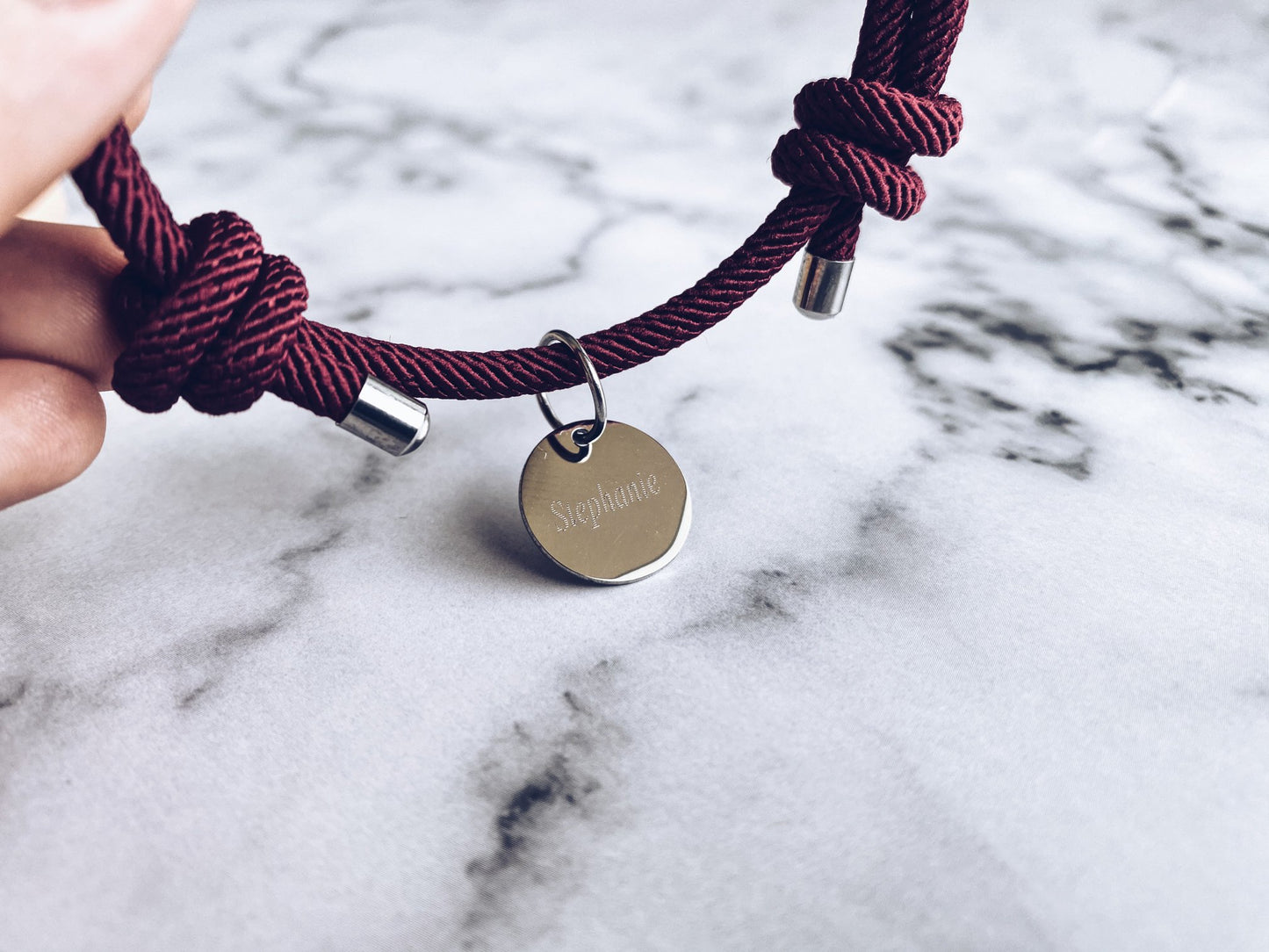 Custom Name Cord Bracelet | Meaningful Gift for Friends & Couples