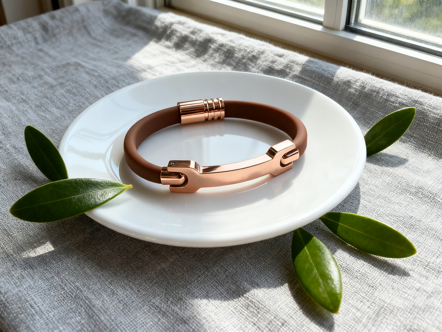 The Perfect Gift for Him, Her & Everyone | RS Anti-Static Bracelet | Fashion Meets Function in a Unisex Design - BrownRose