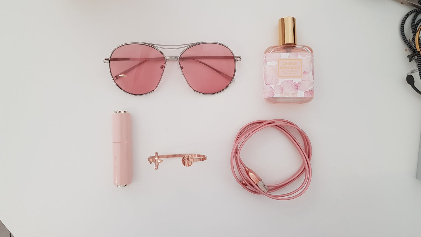 BABAZAC Travel The World Bracelet | Live, Explore, Be Free - RoseGold