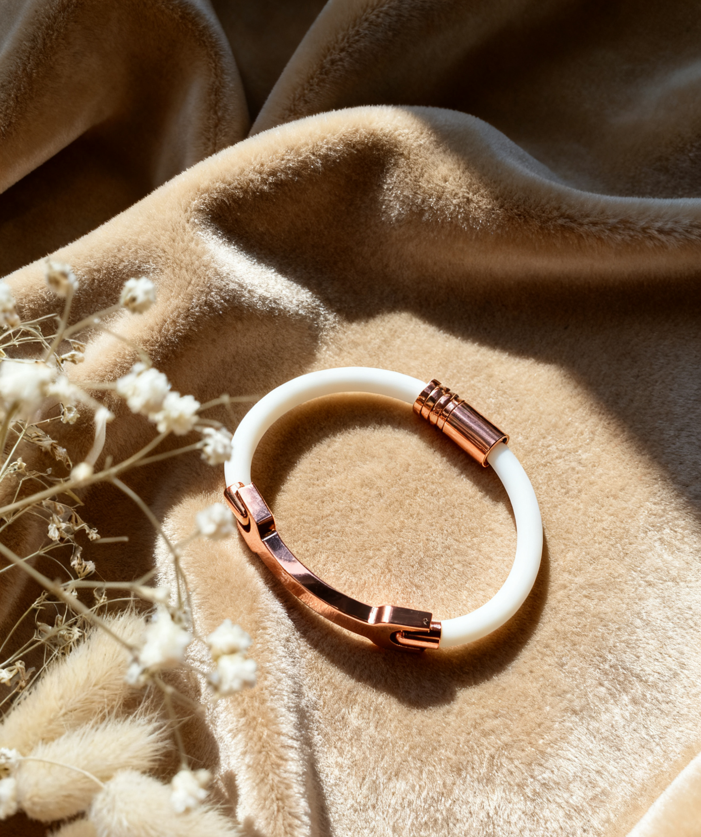 The Perfect Gift for Him, Her & Everyone | RS Anti-Static Bracelet | Fashion Meets Function in a Unisex Design - WhiteRose
