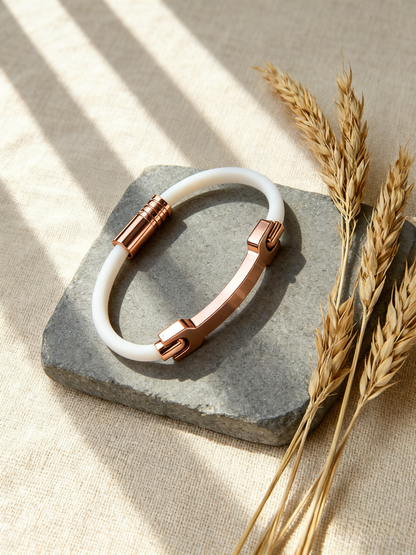 The Perfect Gift for Him, Her & Everyone | RS Anti-Static Bracelet | Fashion Meets Function in a Unisex Design - WhiteRose