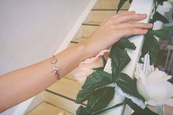 BABAZAC Travel The World Bracelet | Live, Explore, Be Free - RoseGold