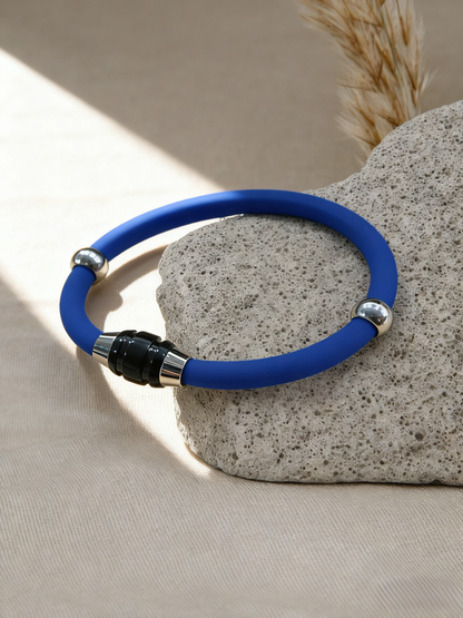 The Perfect Gift for Him & Her | Xtic Anti-Static Bracelet | Bold Unisex Style with Everyday Function - Blue