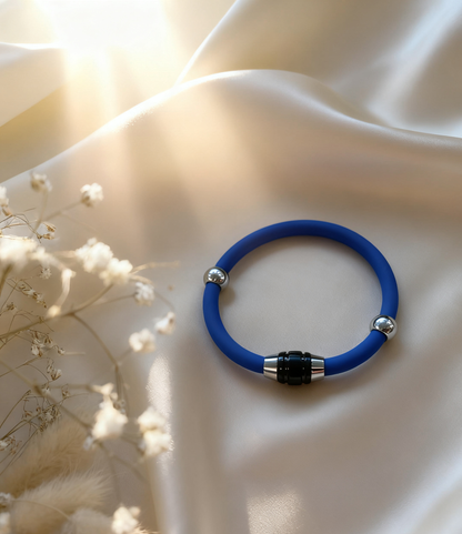 The Perfect Gift for Him & Her | Xtic Anti-Static Bracelet | Bold Unisex Style with Everyday Function - Blue