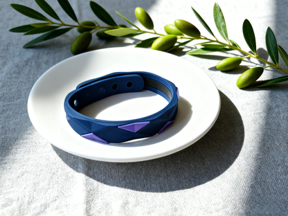 The Perfect Gift for Him & Her | Flat Anti-Static Bracelet | Bold Style Meets Everyday Comfort - Blue