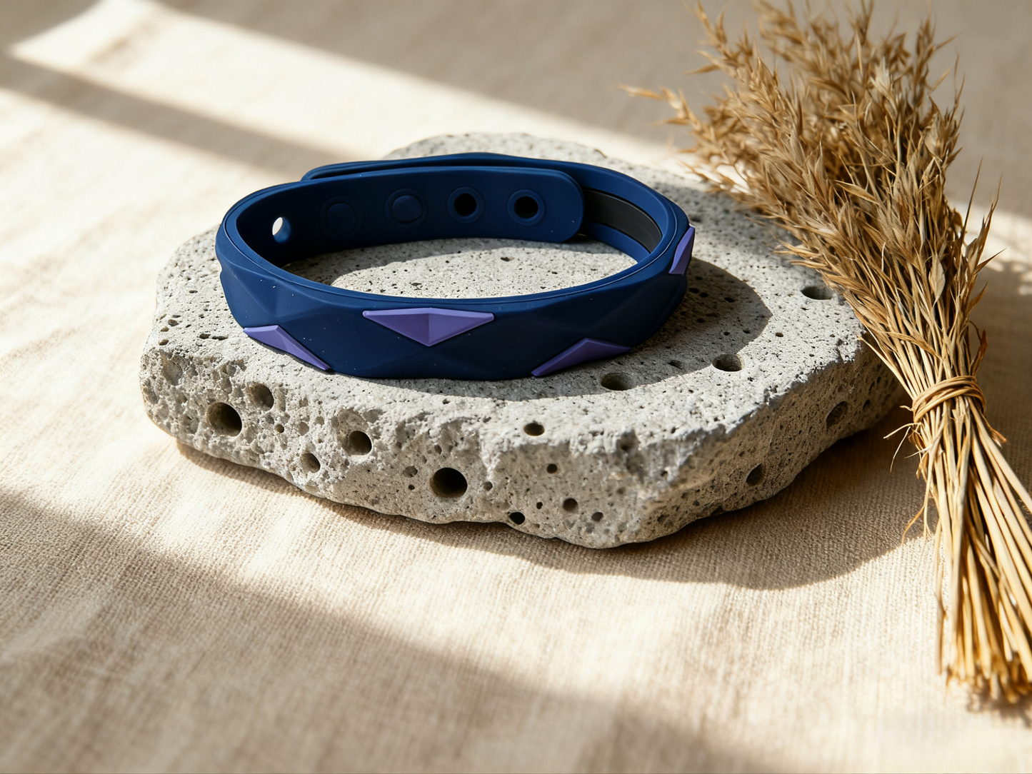 The Perfect Gift for Him & Her | Flat Anti-Static Bracelet | Bold Style Meets Everyday Comfort - Blue