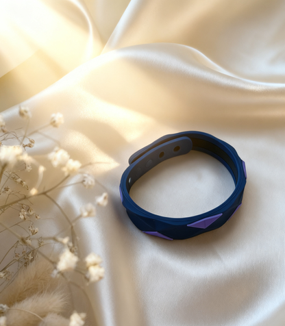 The Perfect Gift for Him & Her | Flat Anti-Static Bracelet | Bold Style Meets Everyday Comfort - Blue