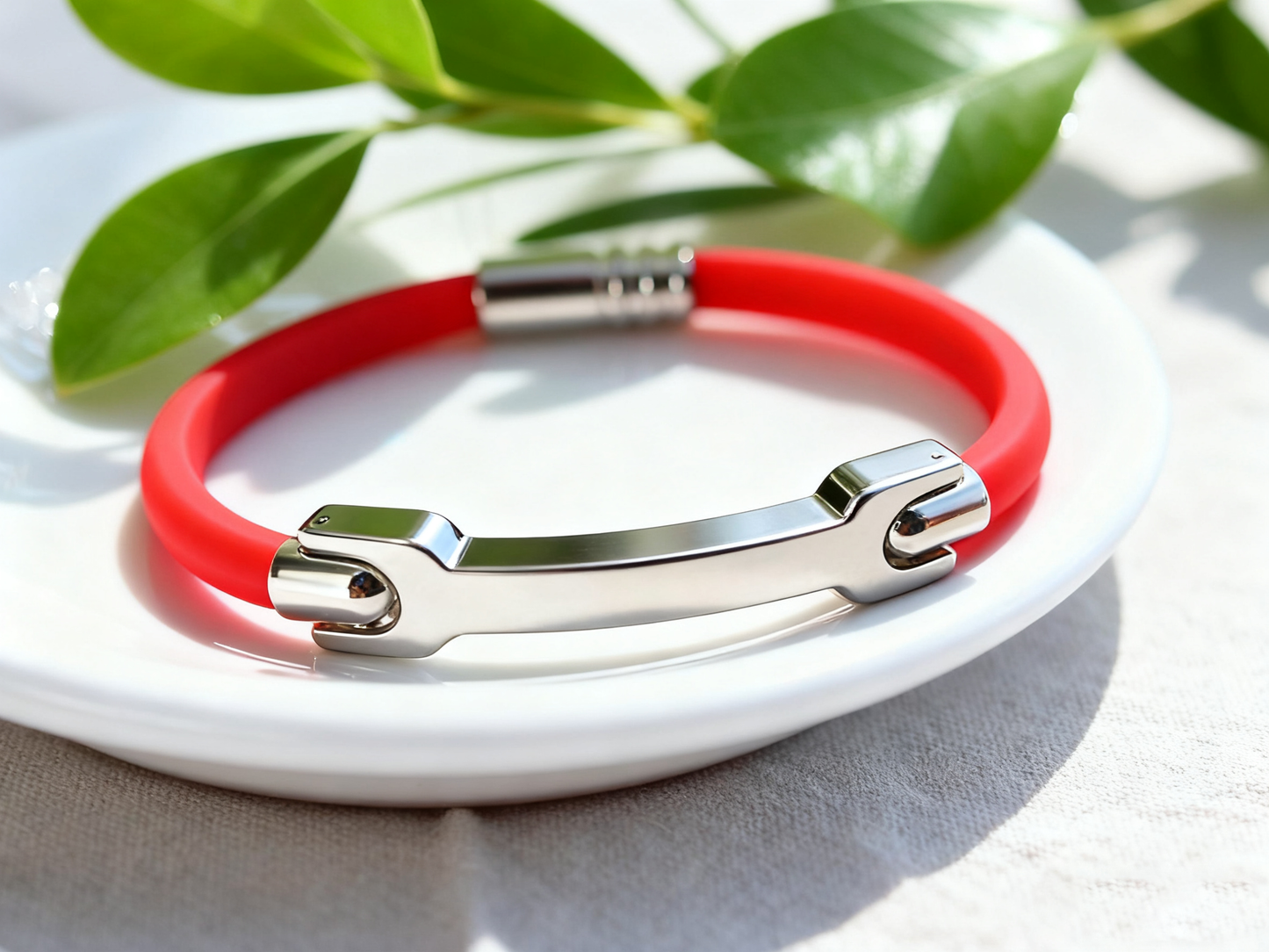 The Perfect Gift for Him, Her & Everyone | RS Anti-Static Bracelet | Fashion Meets Function in a Unisex Design - RedSilver