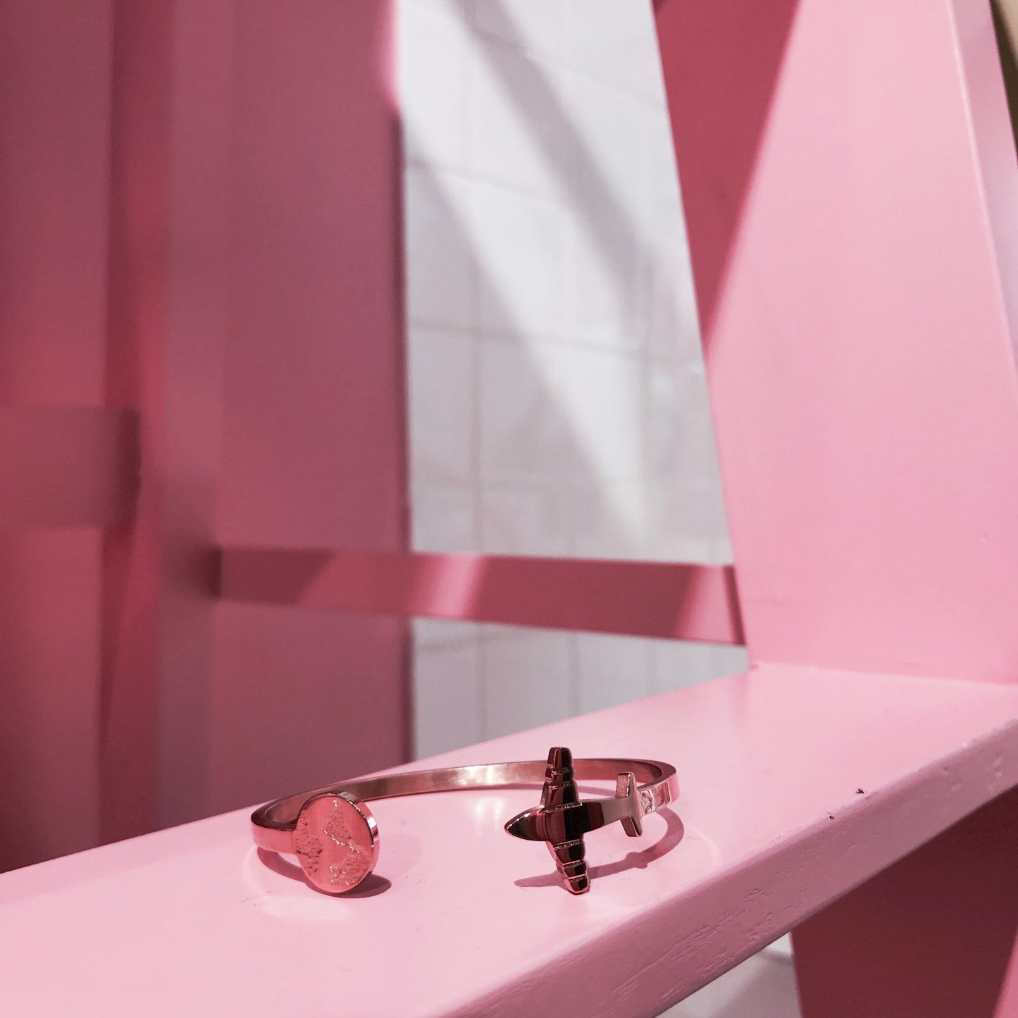 BABAZAC Travel The World Bracelet | Live, Explore, Be Free - RoseGold