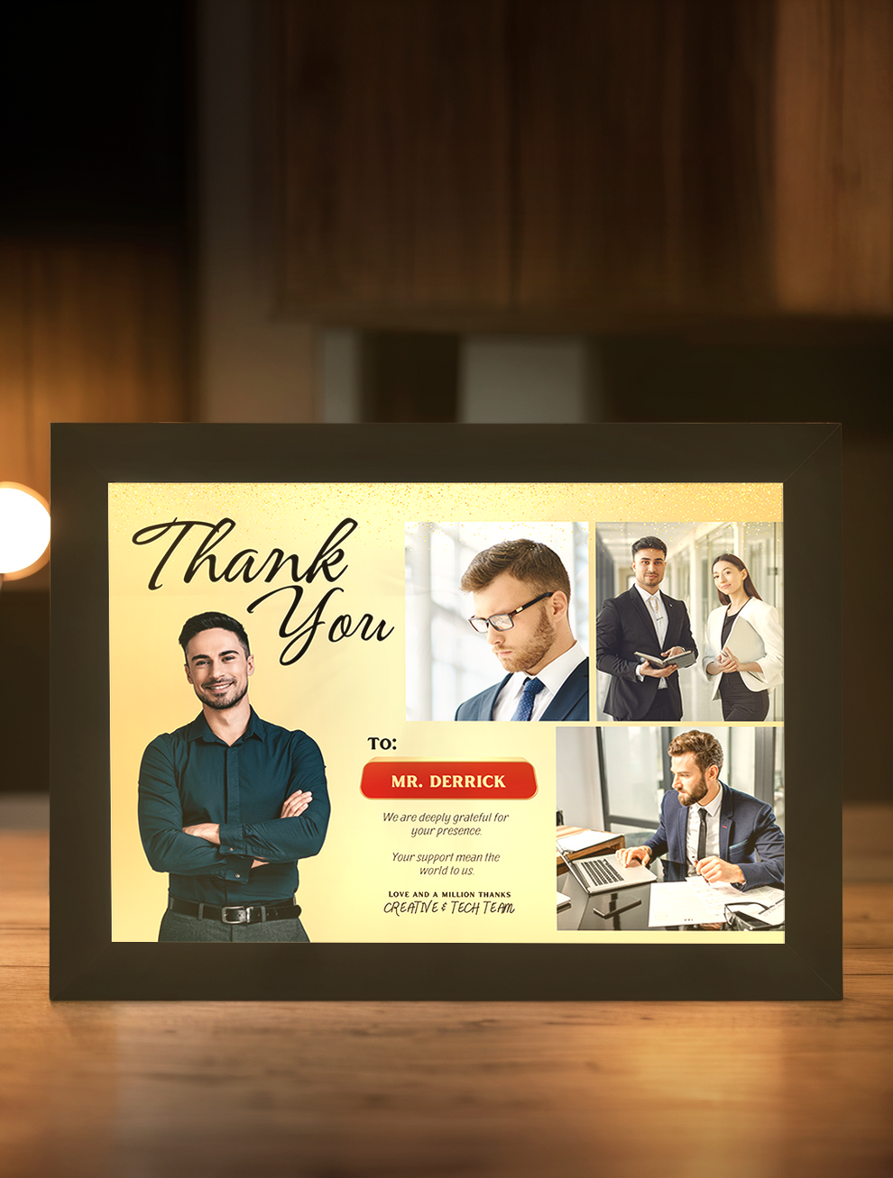 Boss Leader Farewell Photo Light Frame – BRAVA GIFT