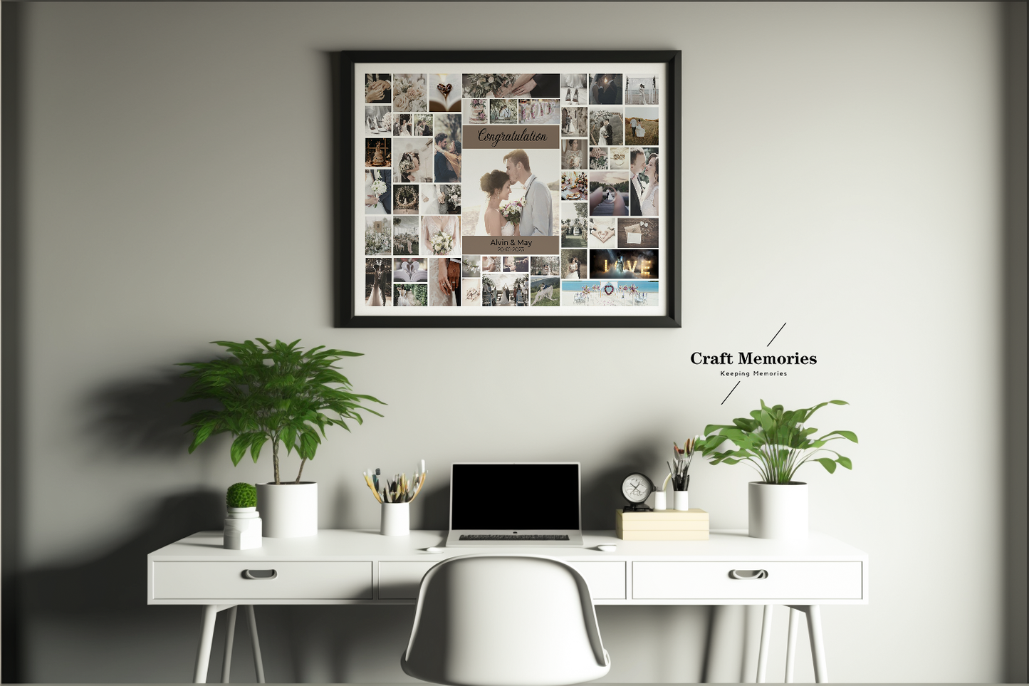 Custom Landscape Multi Photo Design Frame | A Memory Within Memories
