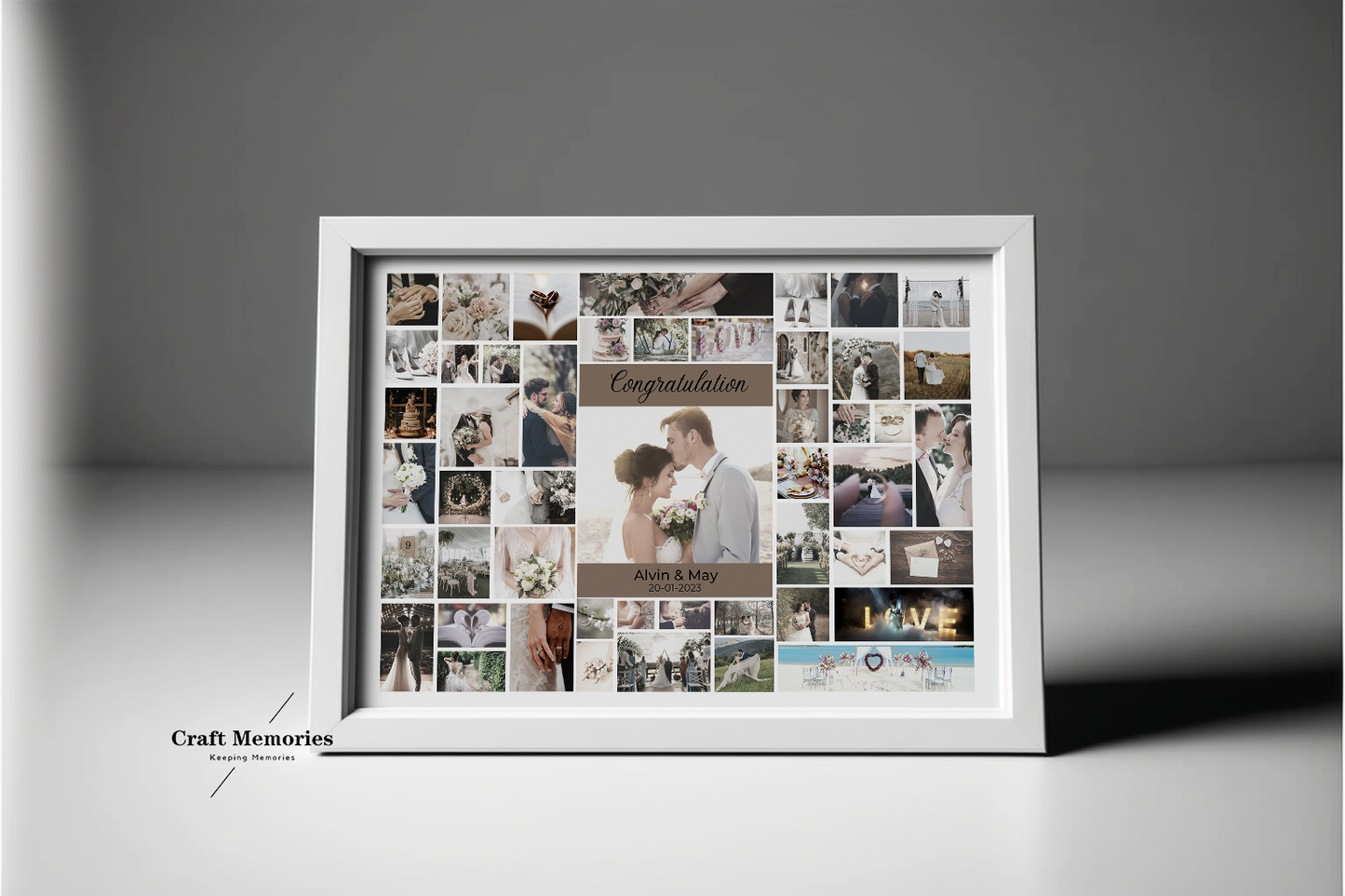 Custom Landscape Multi Photo Design Frame | A Memory Within Memories