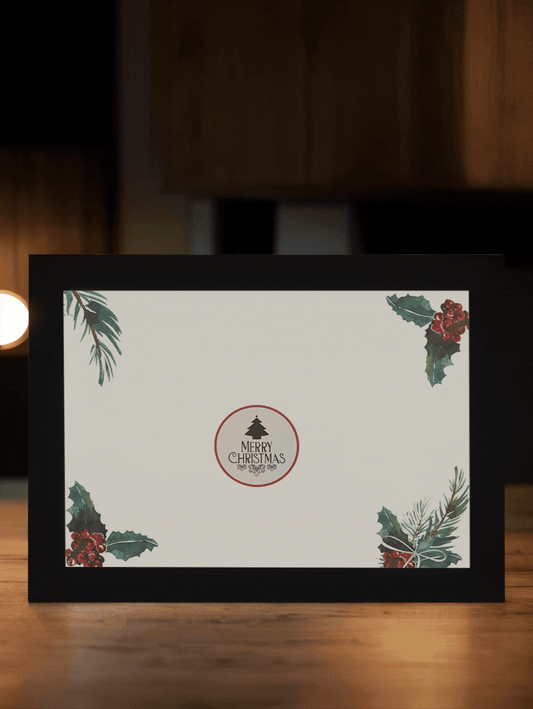 Christmas Gift Present Romantic Couple Photo Light Frame