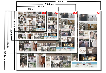 Custom Landscape Multi Photo Design Frame | A Memory Within Memories