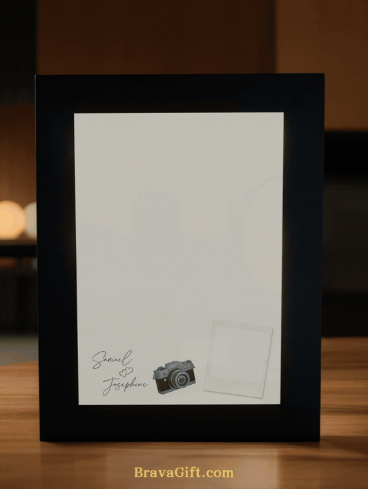 Couples Photo Camera Surprise Light Frame