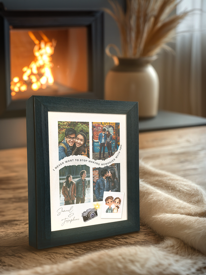 Couples Photo Camera Surprise Light Frame