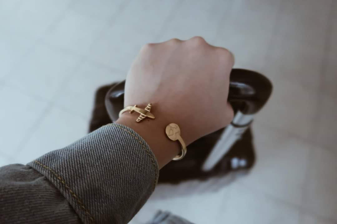 BABAZAC Travel The World Bracelet | Live, Explore, Be Free - RoseGold