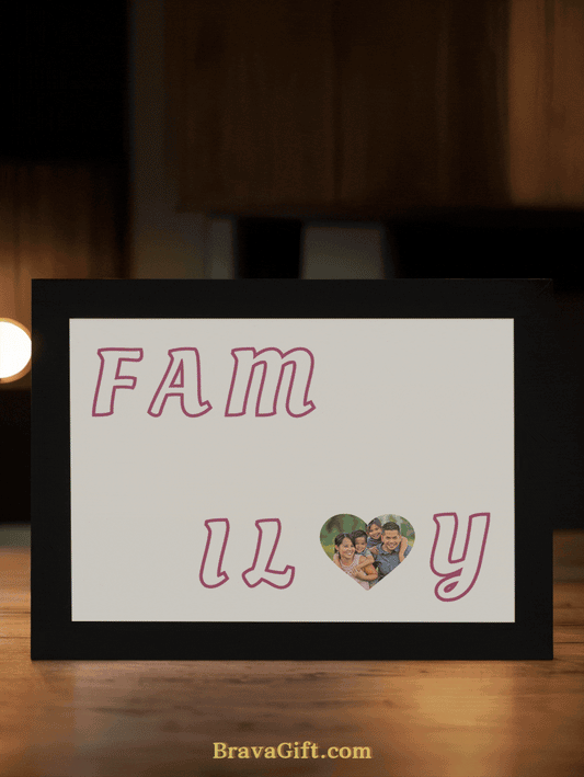 Family Memory Photo Collection Light Frame