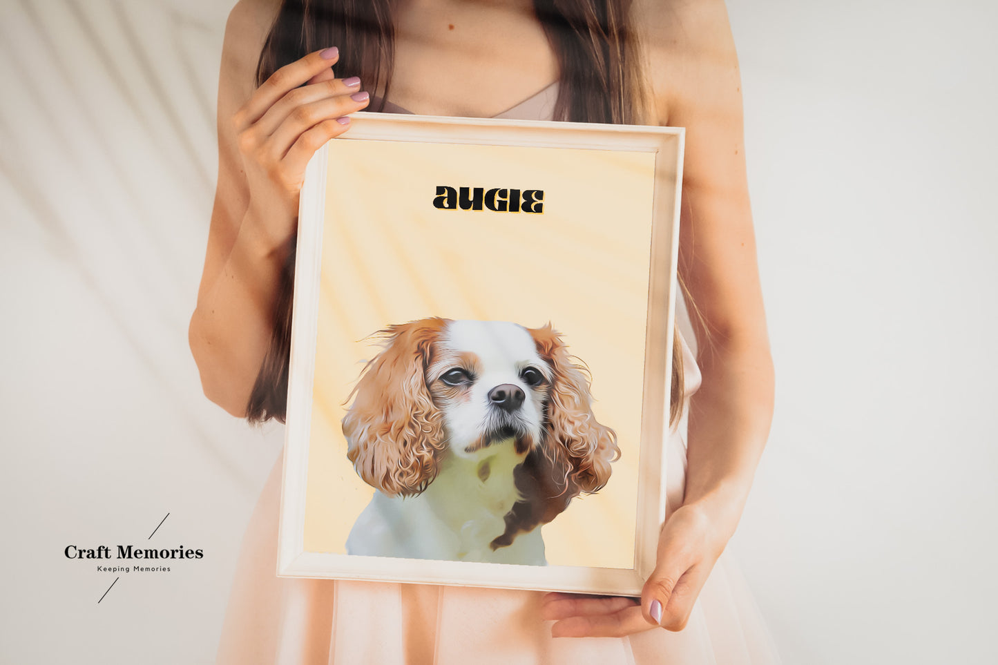 Custom Pet Oil Painting Photo Frame | Turn Your Pet Into Art