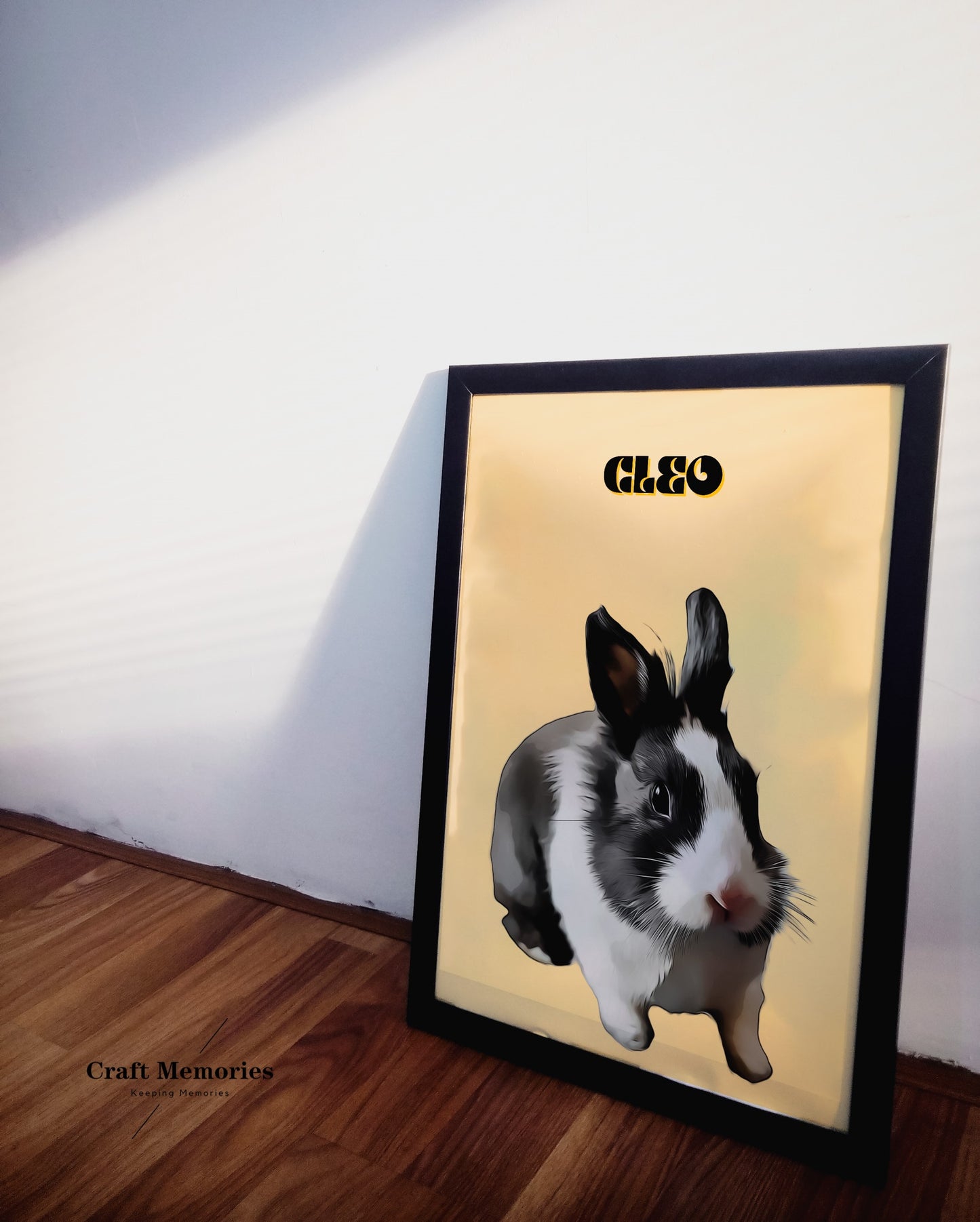 Custom Pet Oil Painting Photo Frame | Turn Your Pet Into Art