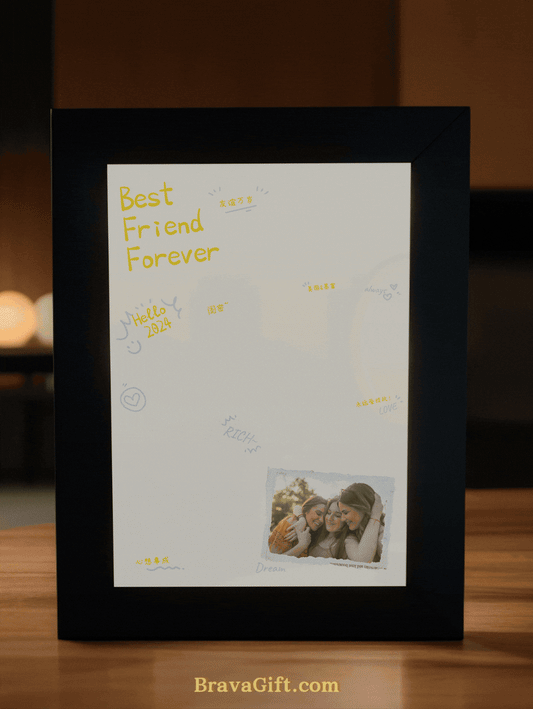 Friendship BFF Memory Collection Custom Photo Light Frame