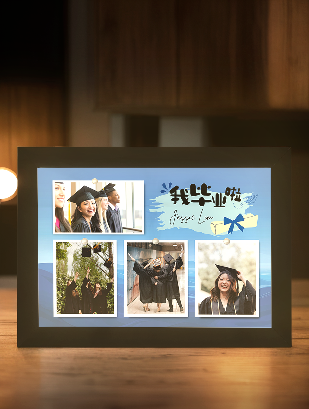 Graduate Memory Youth Graduation Photo Light Frame