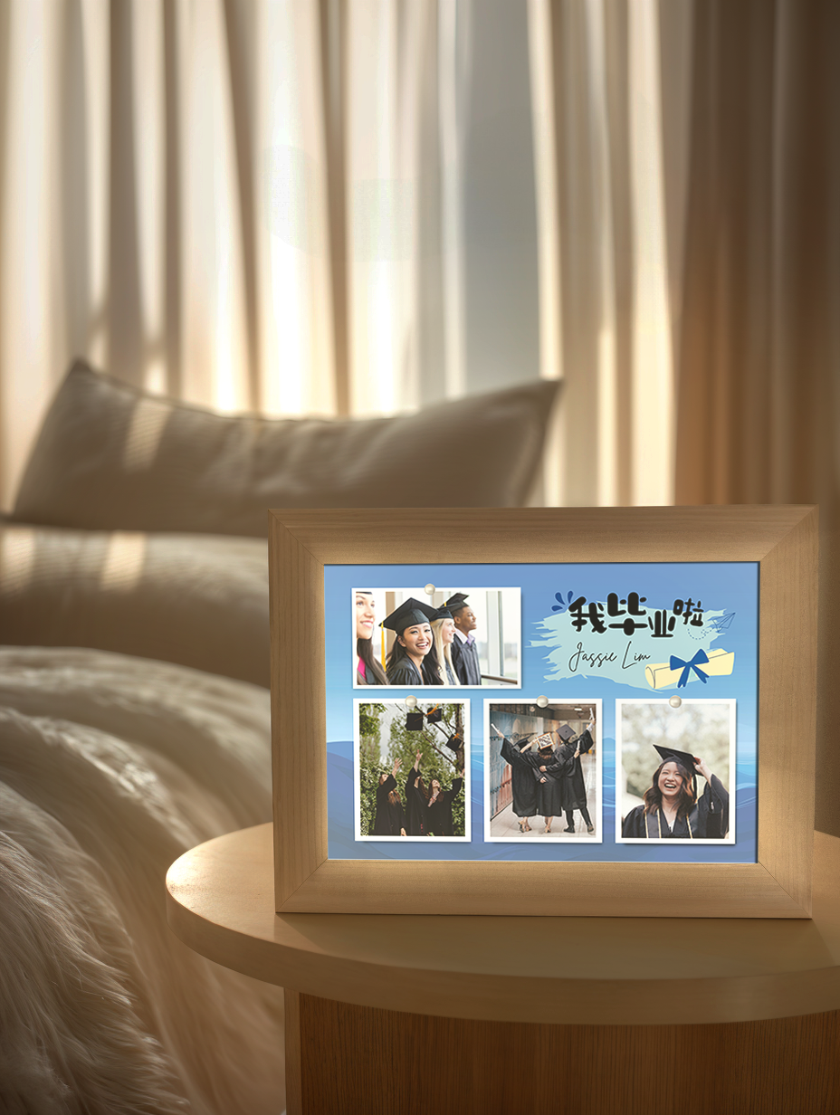 Graduate Memory Youth Graduation Photo Light Frame