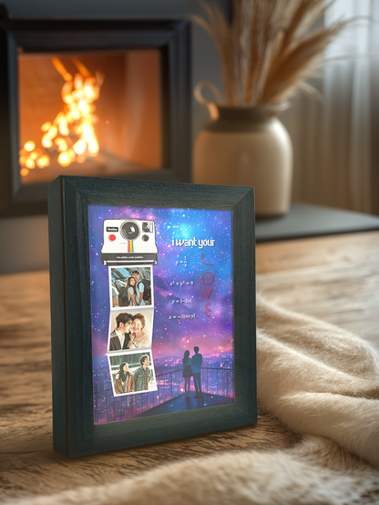 I Want Your LOVE Photo Light Frame