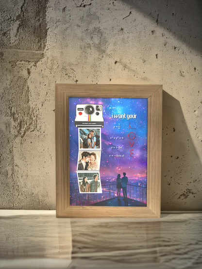 I Want Your LOVE Photo Light Frame