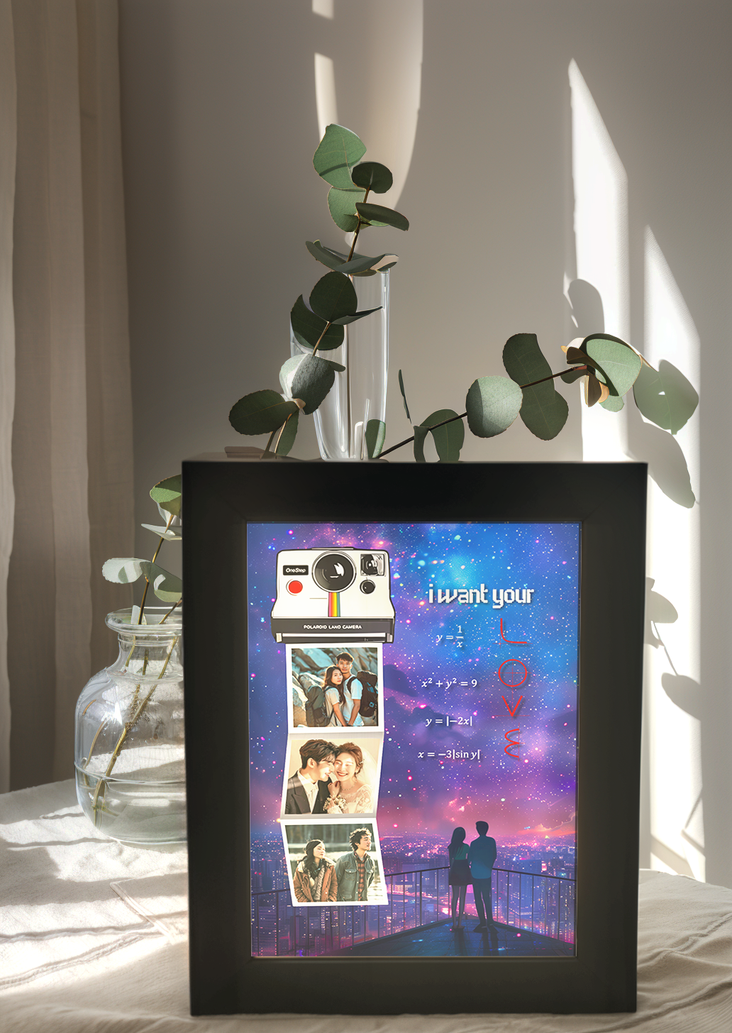 I Want Your LOVE Photo Light Frame