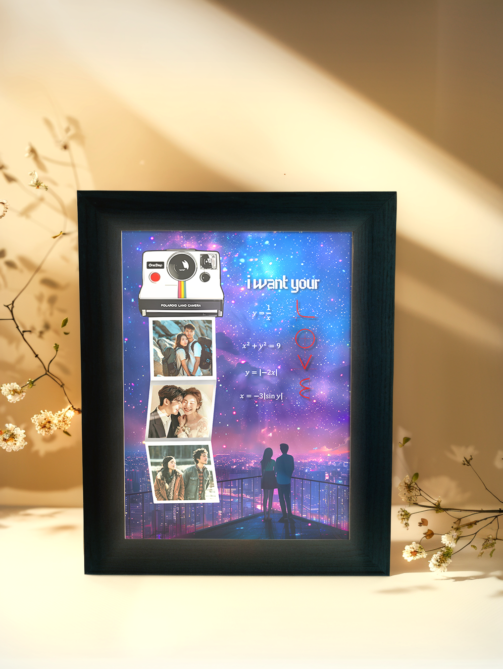 I Want Your LOVE Photo Light Frame