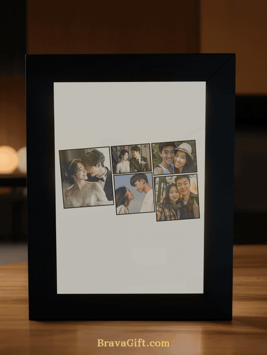 Light Up Your World Couple Photo Light Frame
