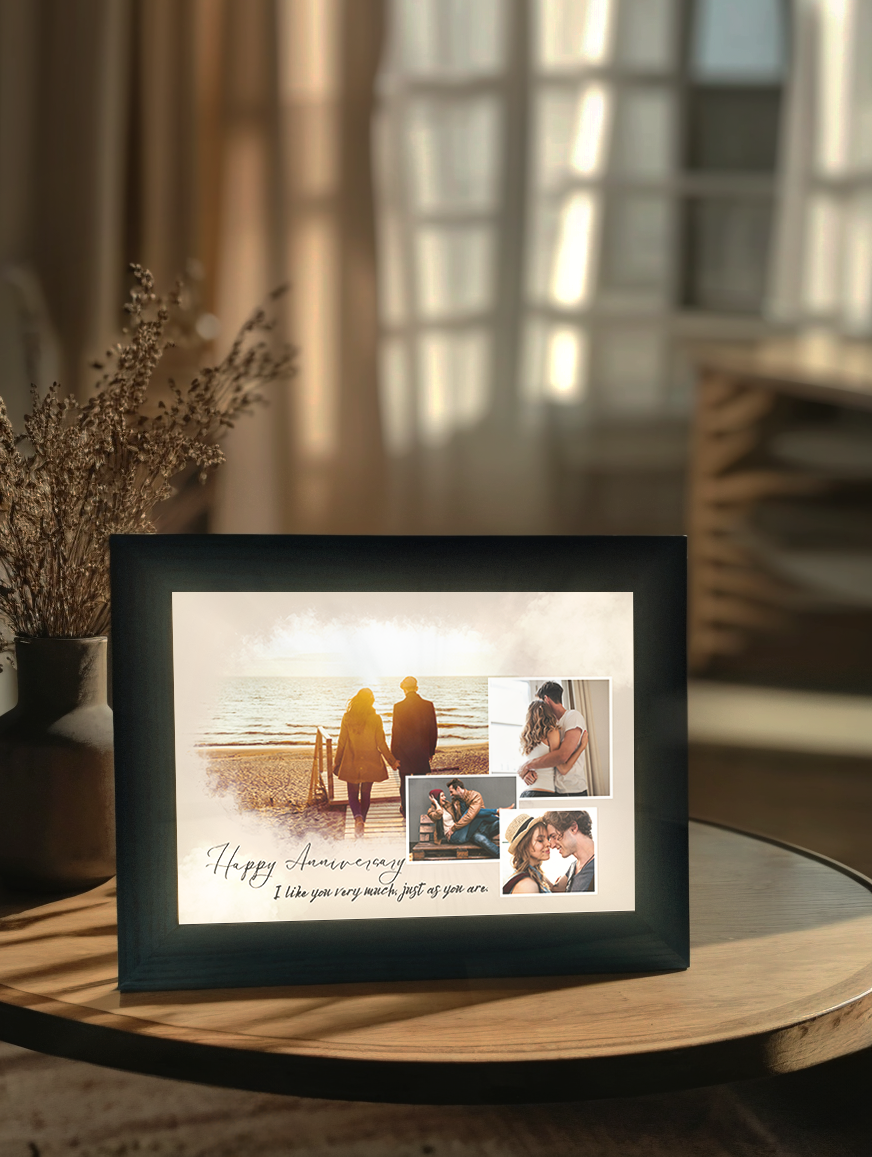 Love Memory Lasting Photo Light Frame 1