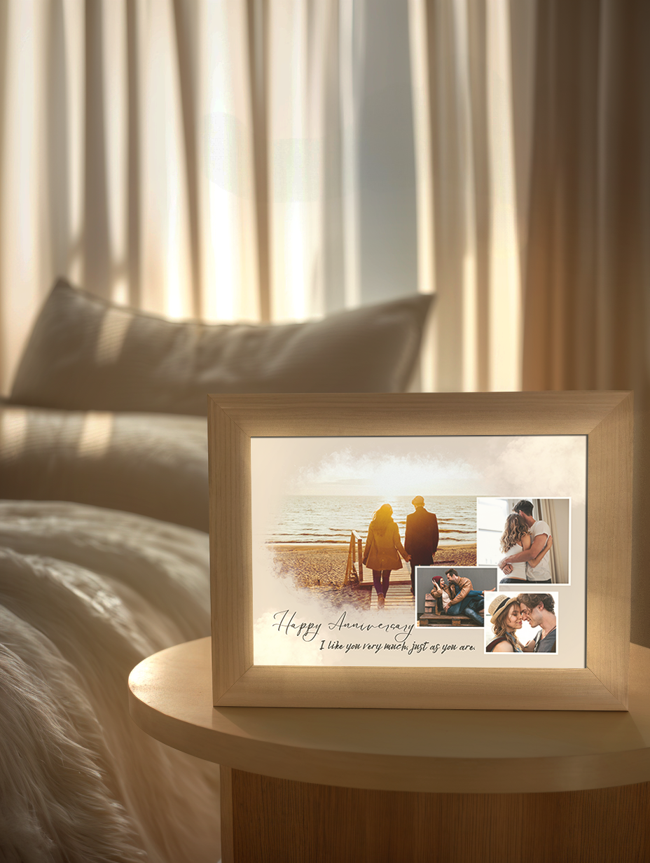 Love Memory Lasting Photo Light Frame 3