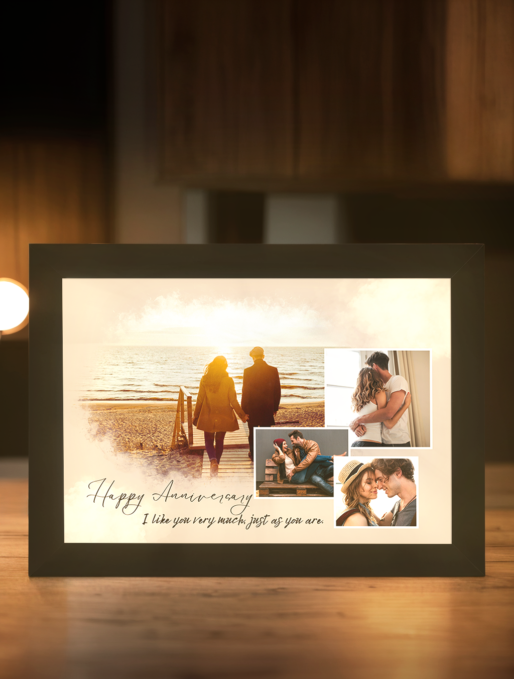 Love Memory Lasting Photo Light Frame