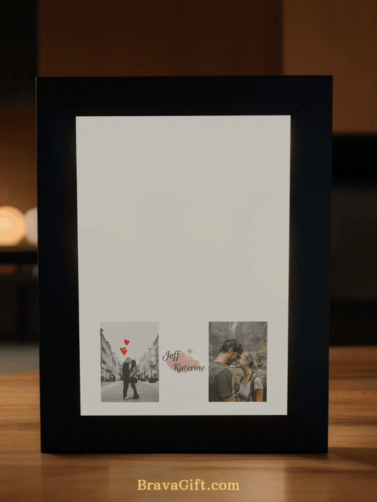 Multi Photo Custom Collection Wedding Photo Light Frame