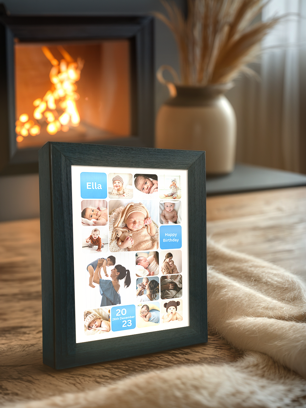 Multiple Memories Birthday Photo Light Frame