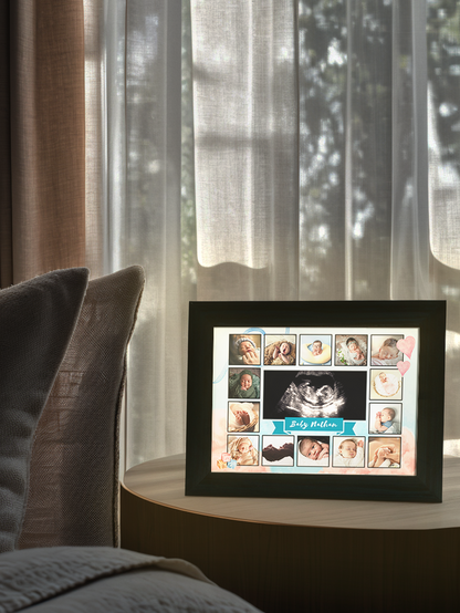 New Born Baby Photo Light Frame