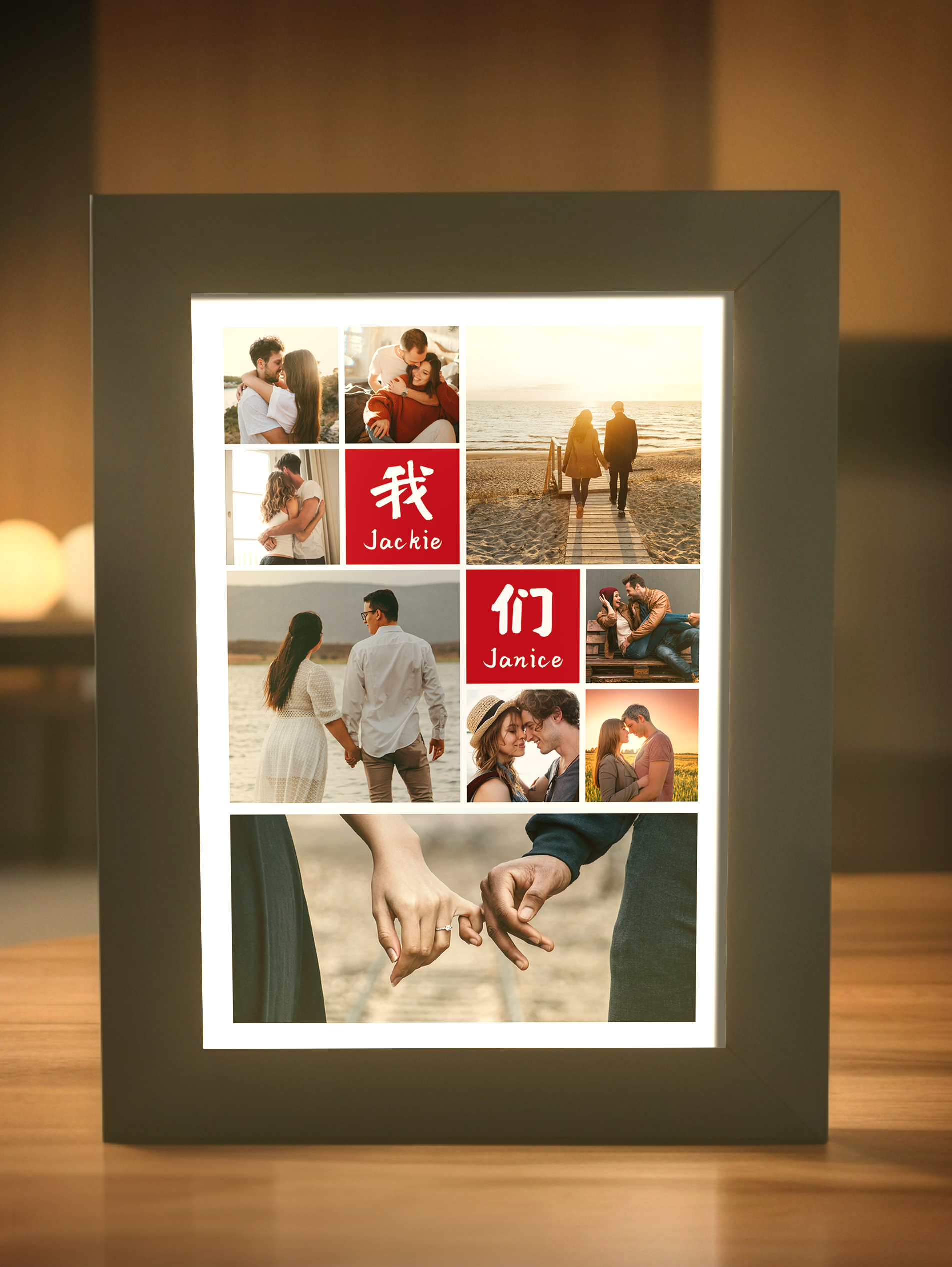 Our Story Photo Collection Wedding Photo Light Frame