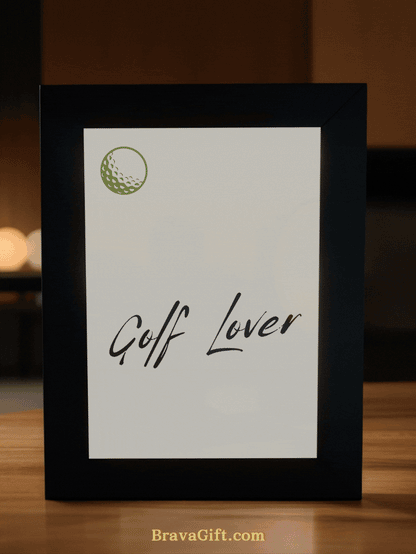 Personalized Golf Club Member Photo Light Frame