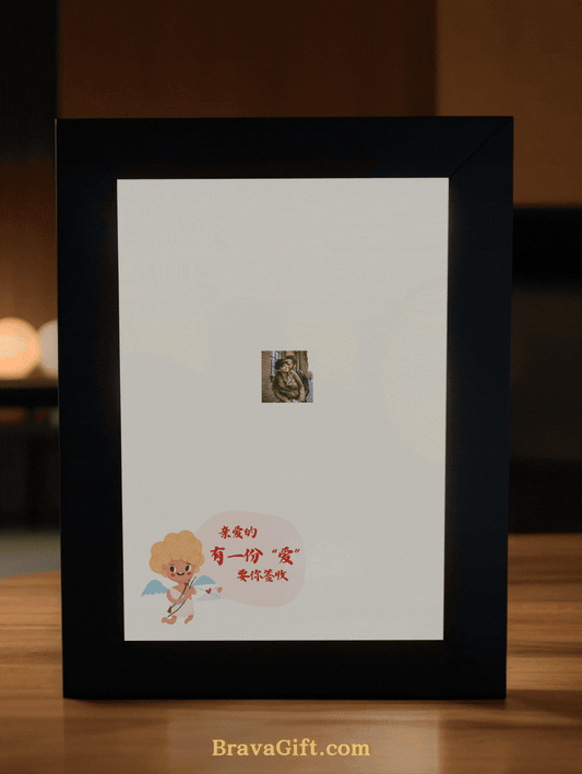 Personalized Multi-Photo Heart Photo Light Frame