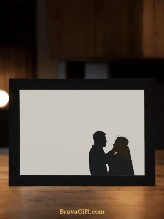 Starlight Love Starry Night Shadow Photo Light Frame