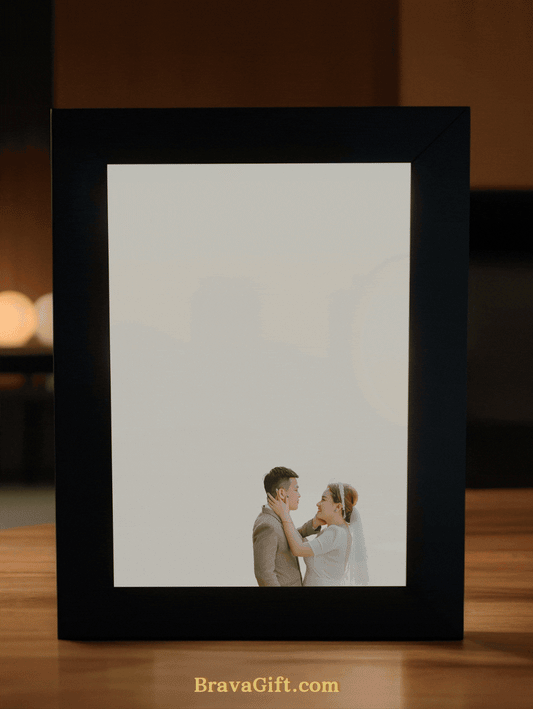 True Love Wedding Photo Light Frame