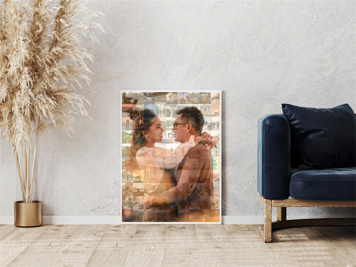 Custom Mosaic Photo Design Frame | A Memory Within Memories