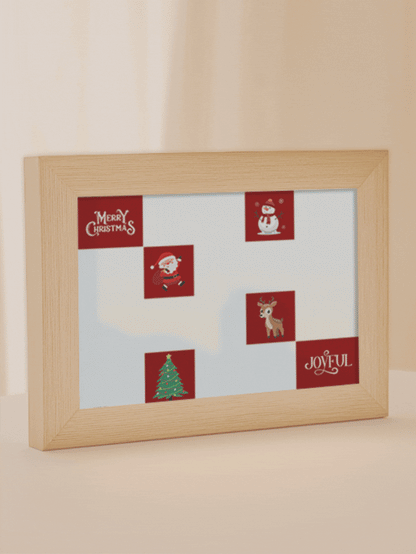 Christmas Gift More Joyful Present Photo Light Frame